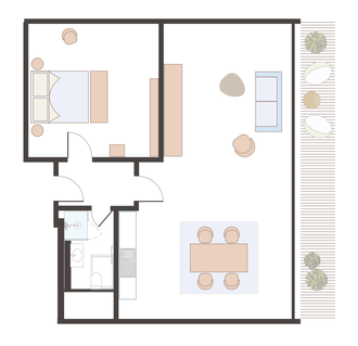 Appartement 2 im Obergeschoss