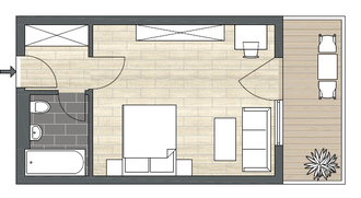 Doppelzimmer Standard Balkon