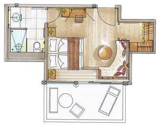 Zirbenzimmer Morgentau Zirbenzimmer Morgentau