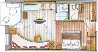 Kuschelsuite mit Gartenzugang Kuschelsuite mit Gartenzugang